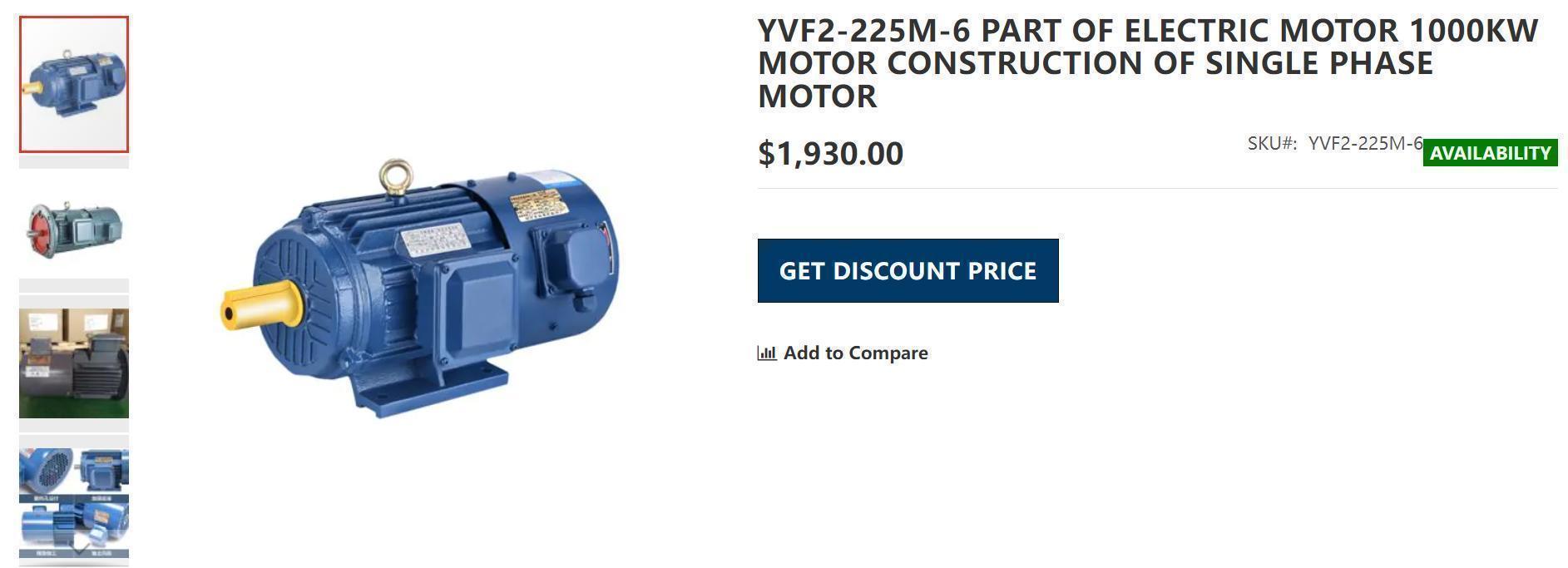 Manufacturer-YVF2-225M-6