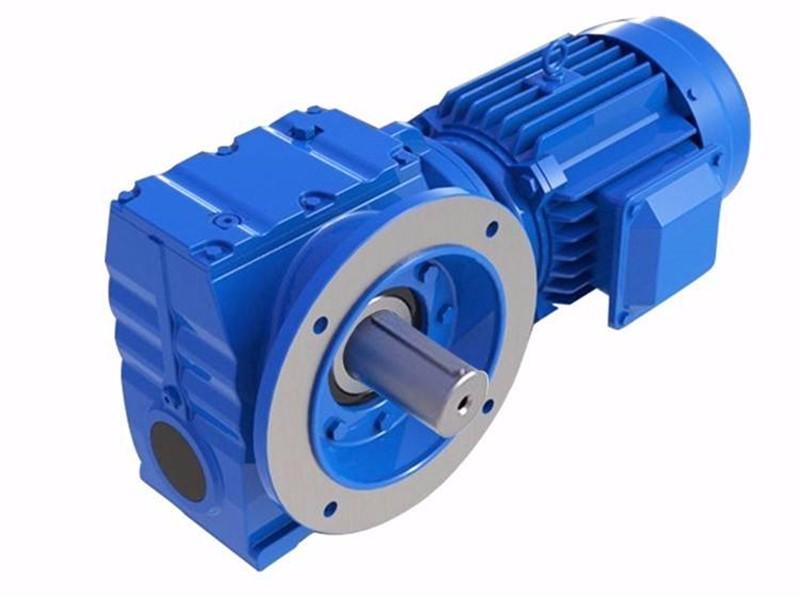 helical gearbox with motor