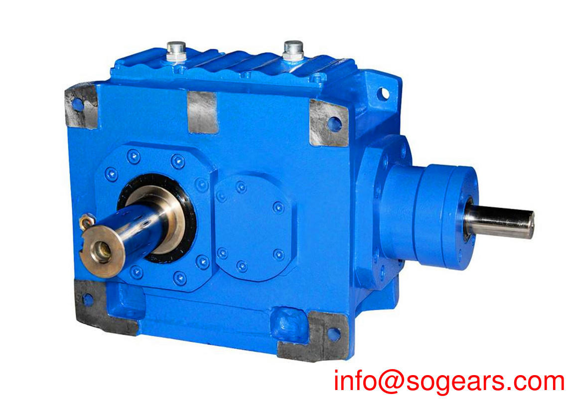 Best 40 HP Right Angle Bevel Gearbox with 2 Keyed Shafts, Spiral