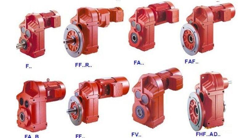 Shaft mounted geared motor in material handling industry