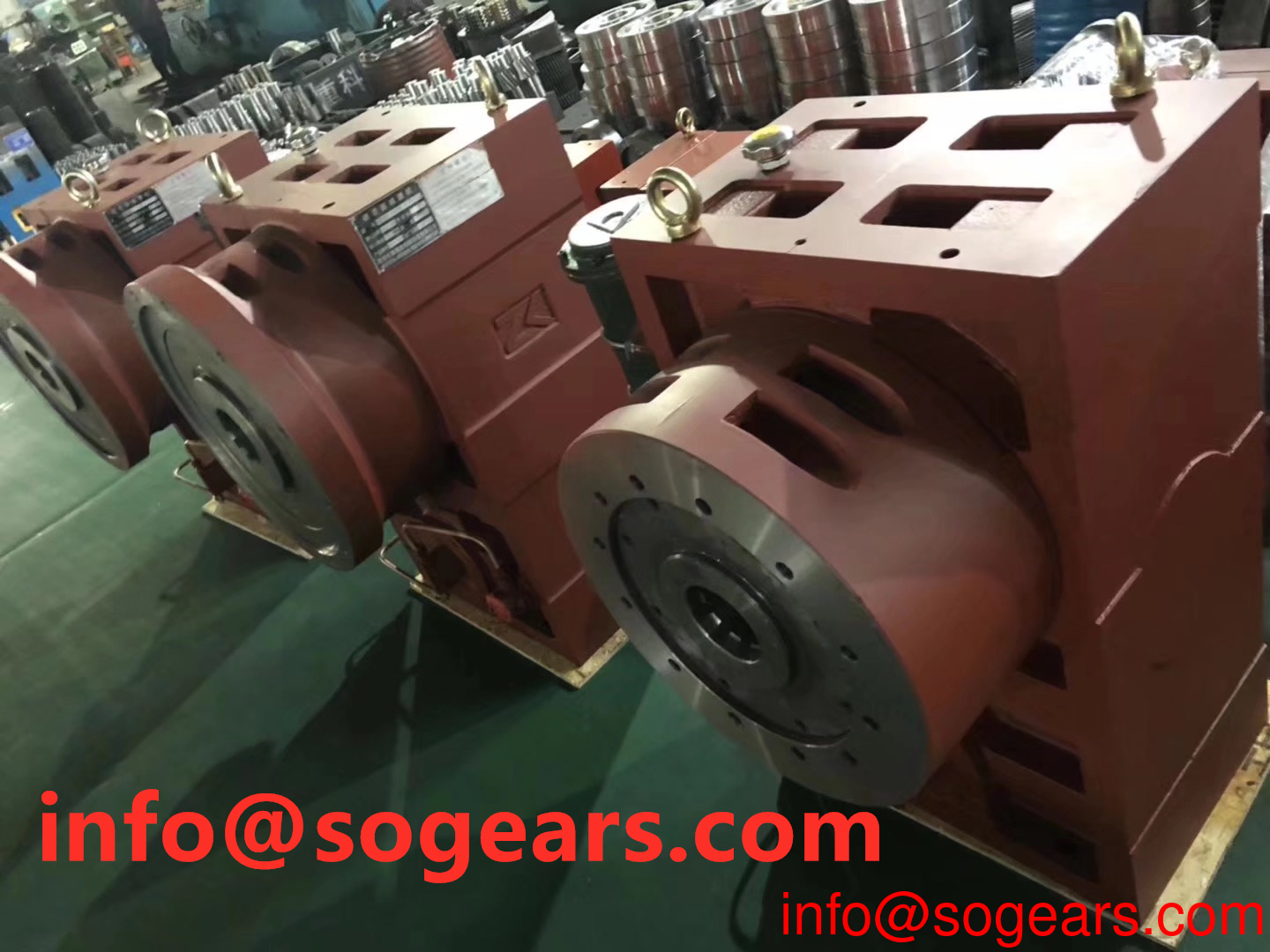 Gearbox for Plastic extruder 