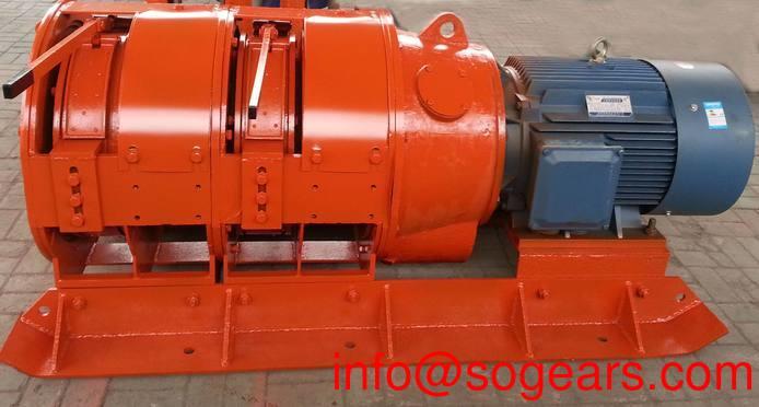 Helical bevel geared motor in mining industry