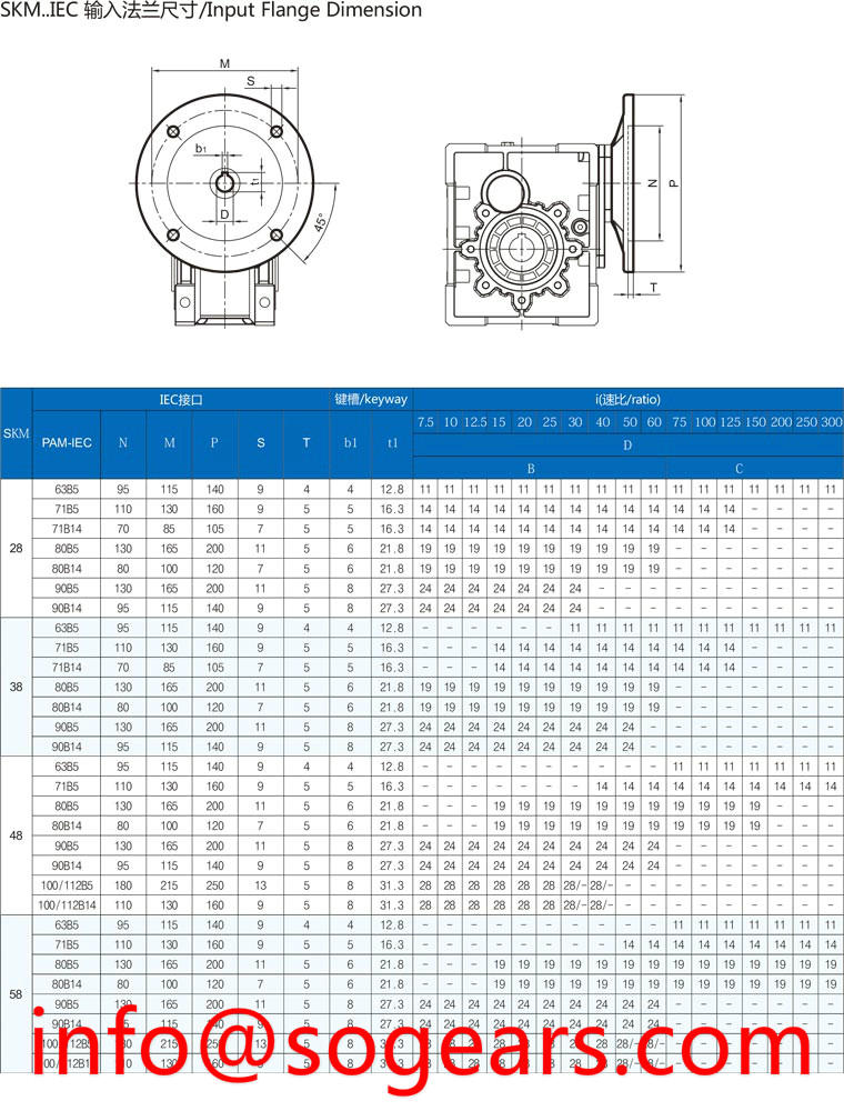 Skew Bevel Gear Box